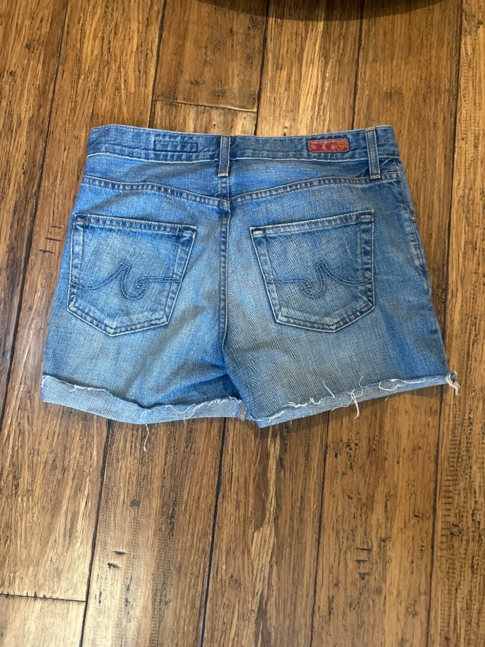 AG ex boyfriend roll up shorts size 26 small Bundle with Joes and Hudson short - Picture 2 of 9